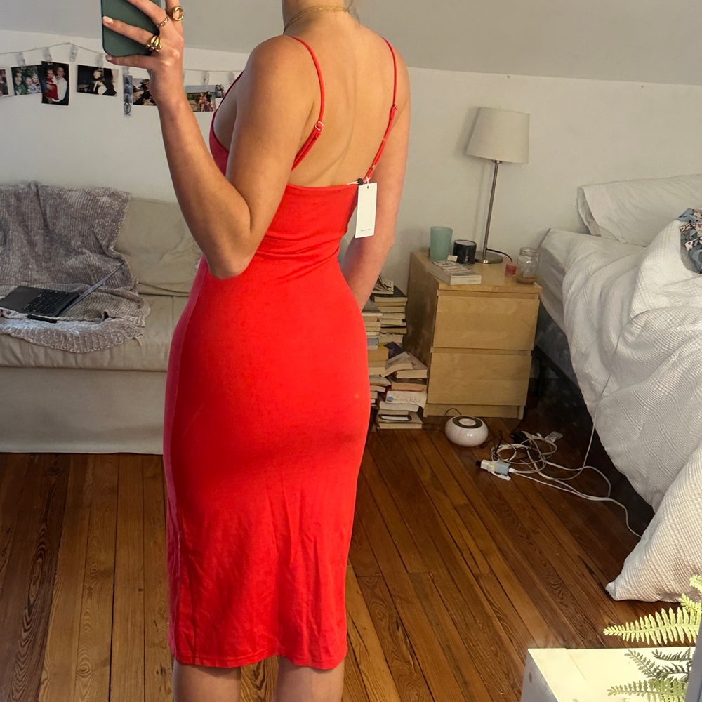 Elegant Red Women's Dress